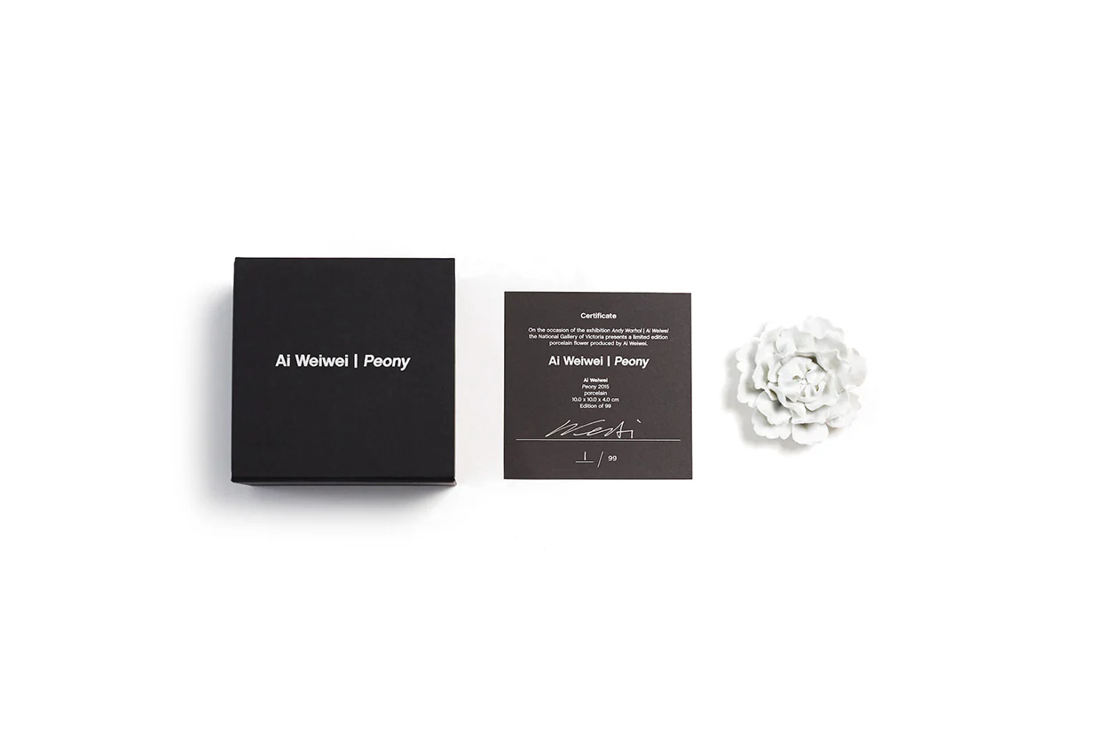NGV Limited Edition - Ai Weiwei Porcelain Peony - Image 4