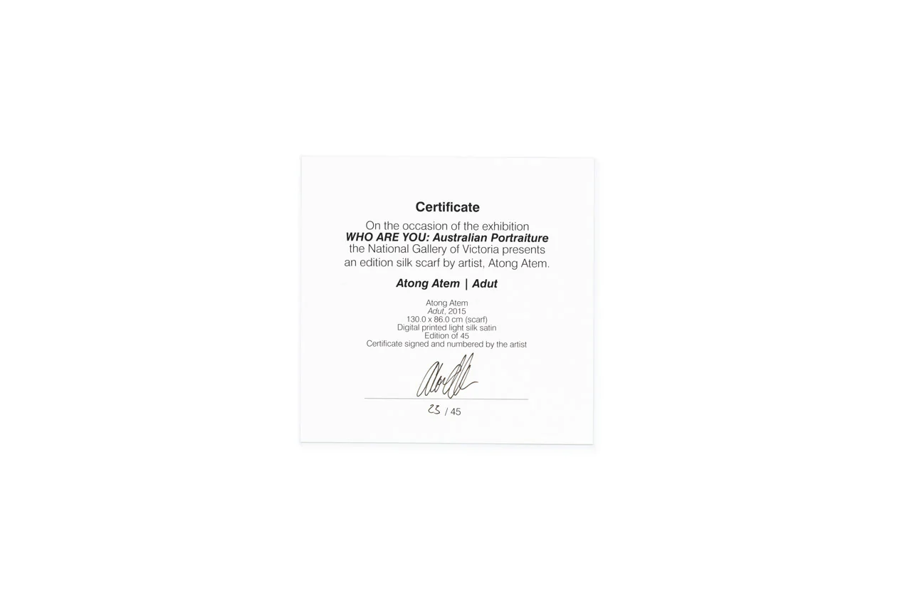 NGV Limited Edition - Atong Atem Silk Scarf - Image 5