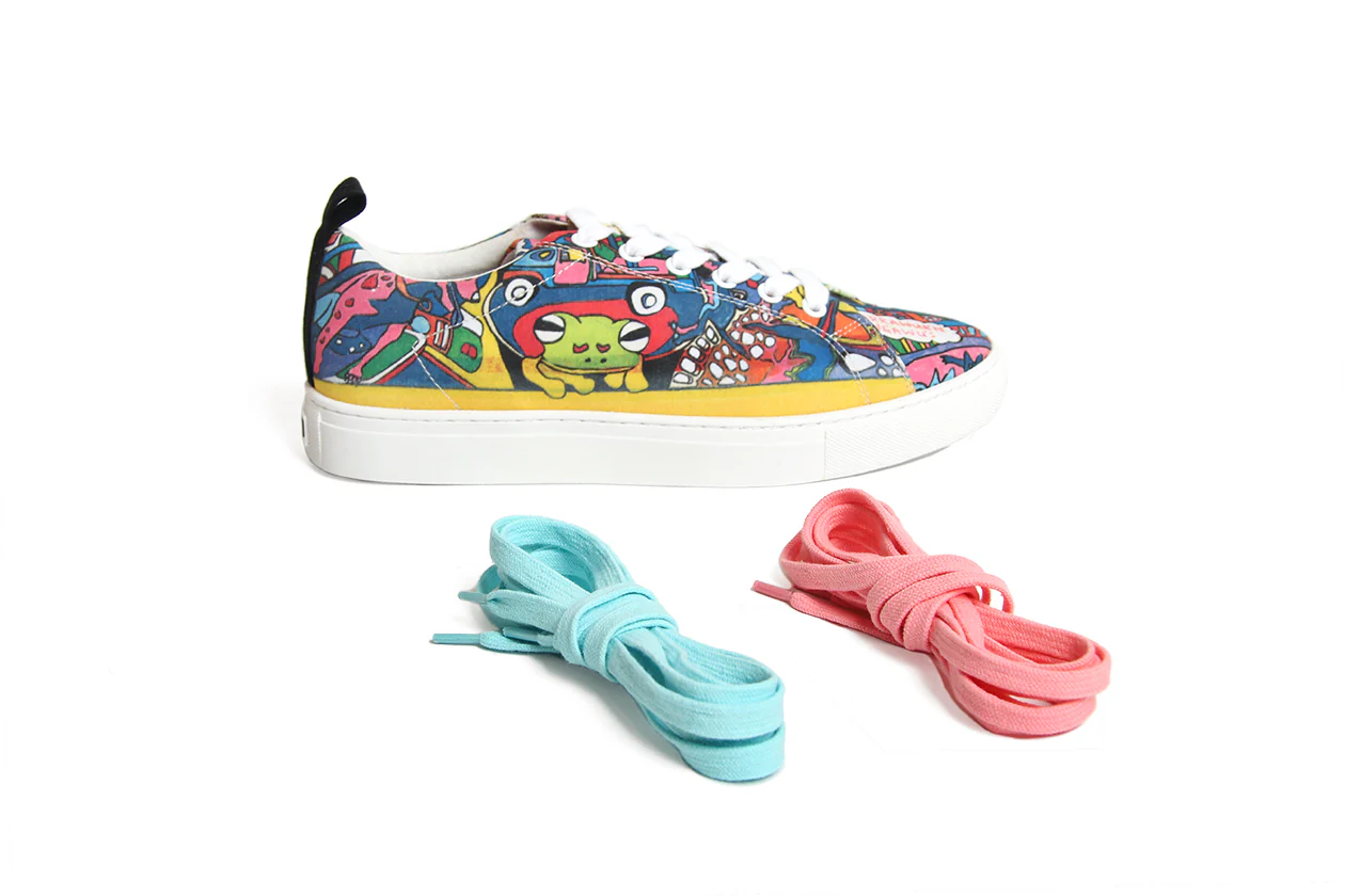 Women's Sneakers - Claudia Moodoonuthi, Surfboard - Image 5