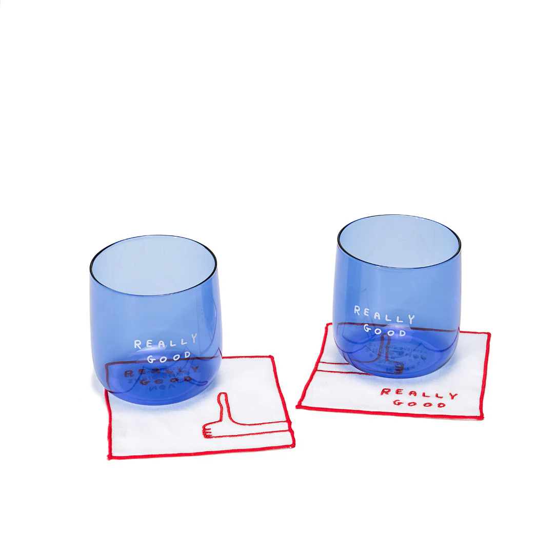 David Shrigley Glasses - Set of 2 - Image 3