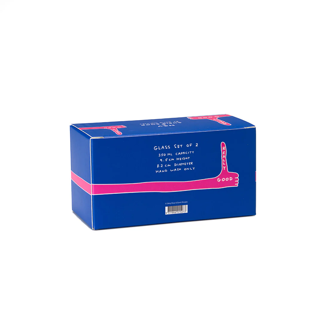 David Shrigley Glasses - Set of 2 - Image 5