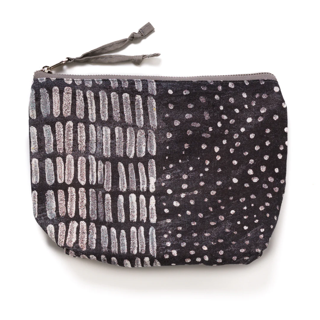 Large Pouch – Lena Nyadbi, Starry Night in Jimbirla Country - Image 3