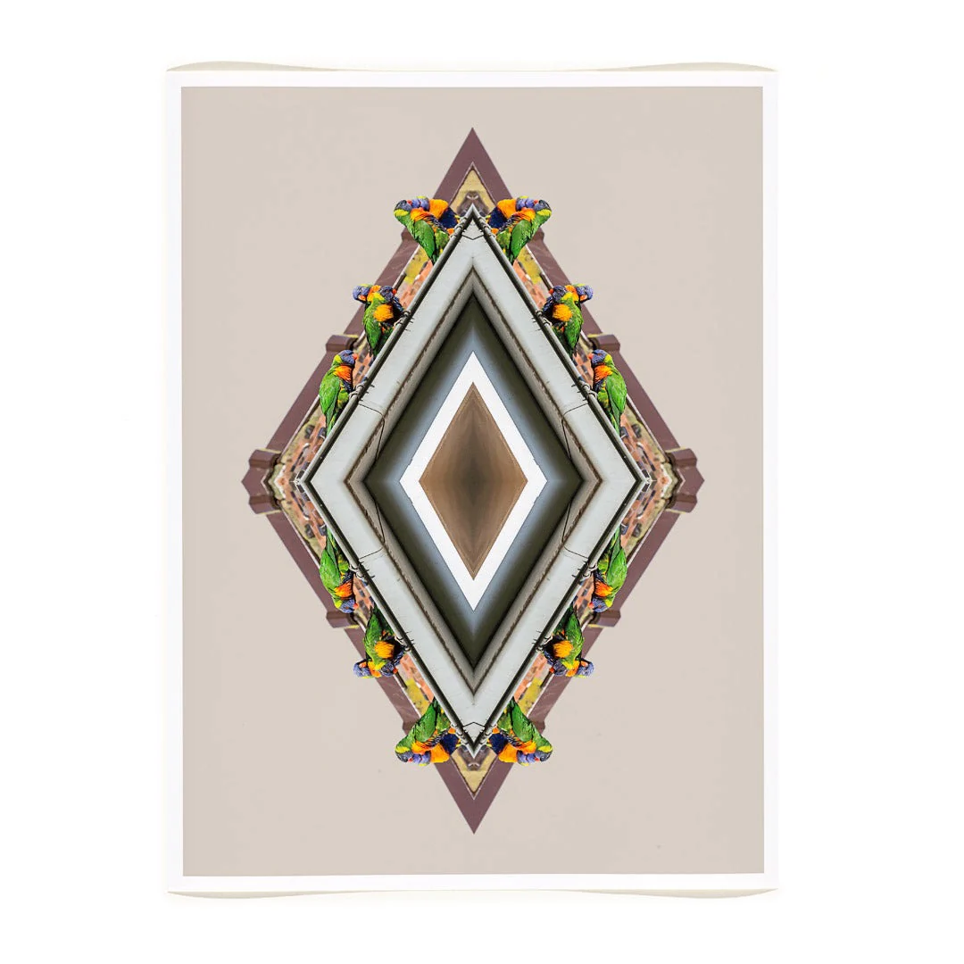 NGV Limited Edition - Kent Morris, Unvanished - Yalukit Willam (St Kilda) - Rainbow Lorikeet