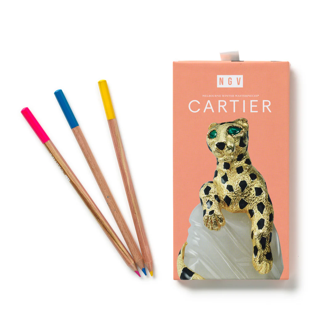 Colour Pencil Set – Cartier, Gold Panther