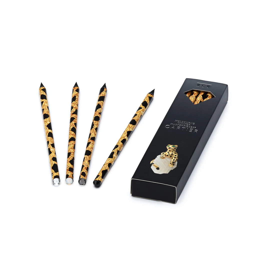 Pencil Set – Cartier, Gold Panther - Image 2
