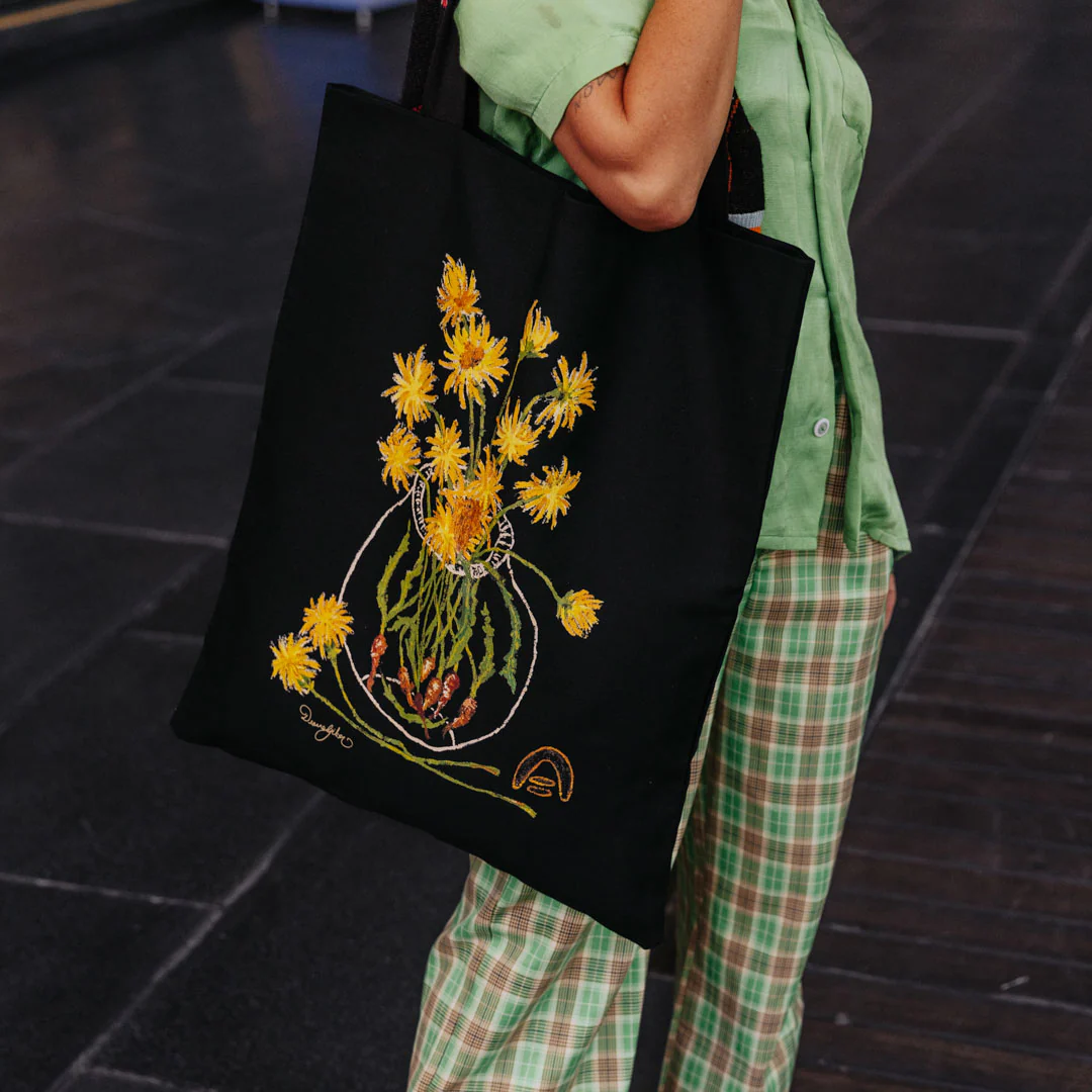 Tote Bag - Deanne Gilson, Murnong Daisy - Image 4